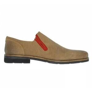 Blackstone Men's SCM001 Slip-On Suede Shoes in Rock Euro Size‎ 43/US Size 10